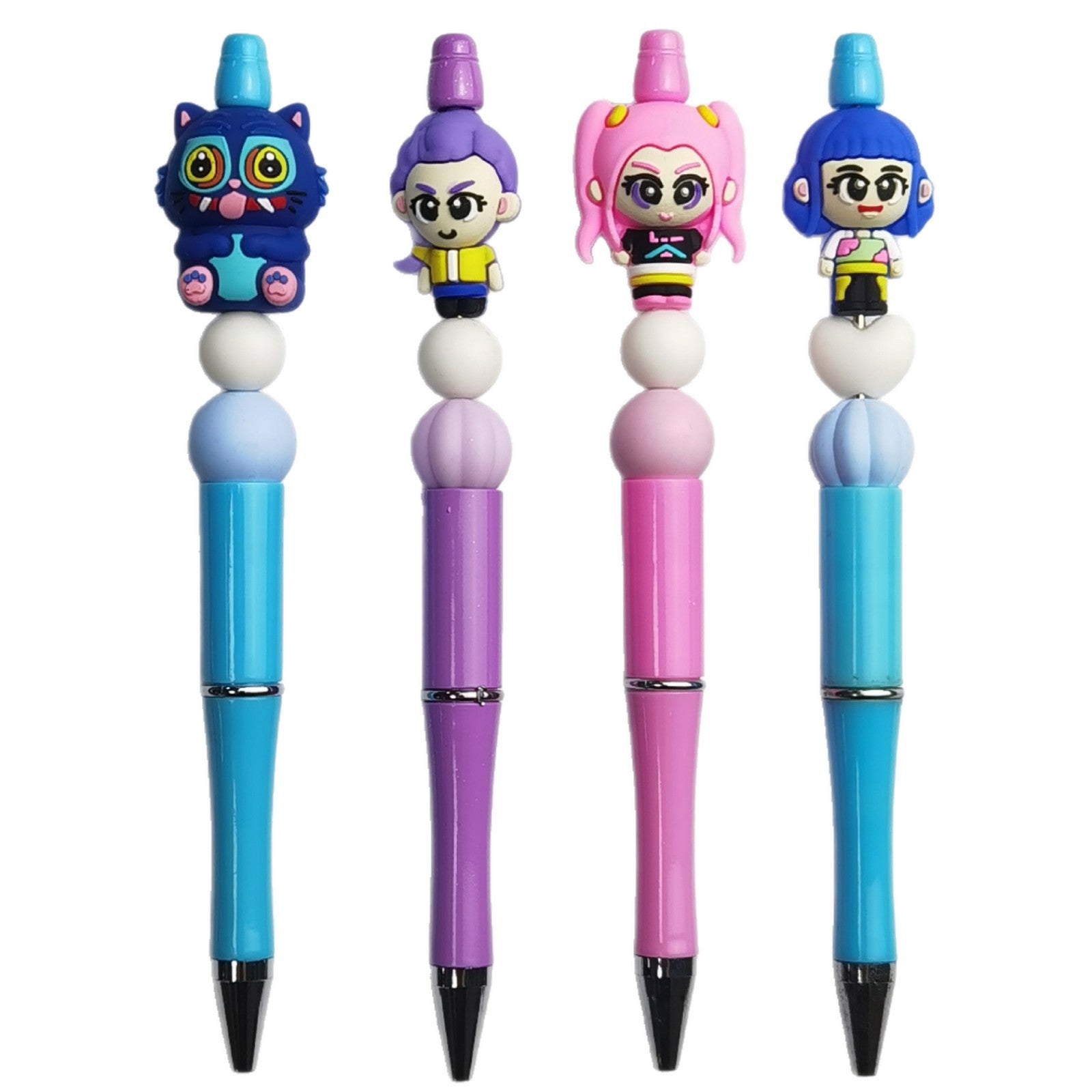 Wholesale 10pcs/pack Cute 3D silicone cartoon Focal Beads OLY Exclusive